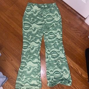 Saint Patrick’s day Flare green pants